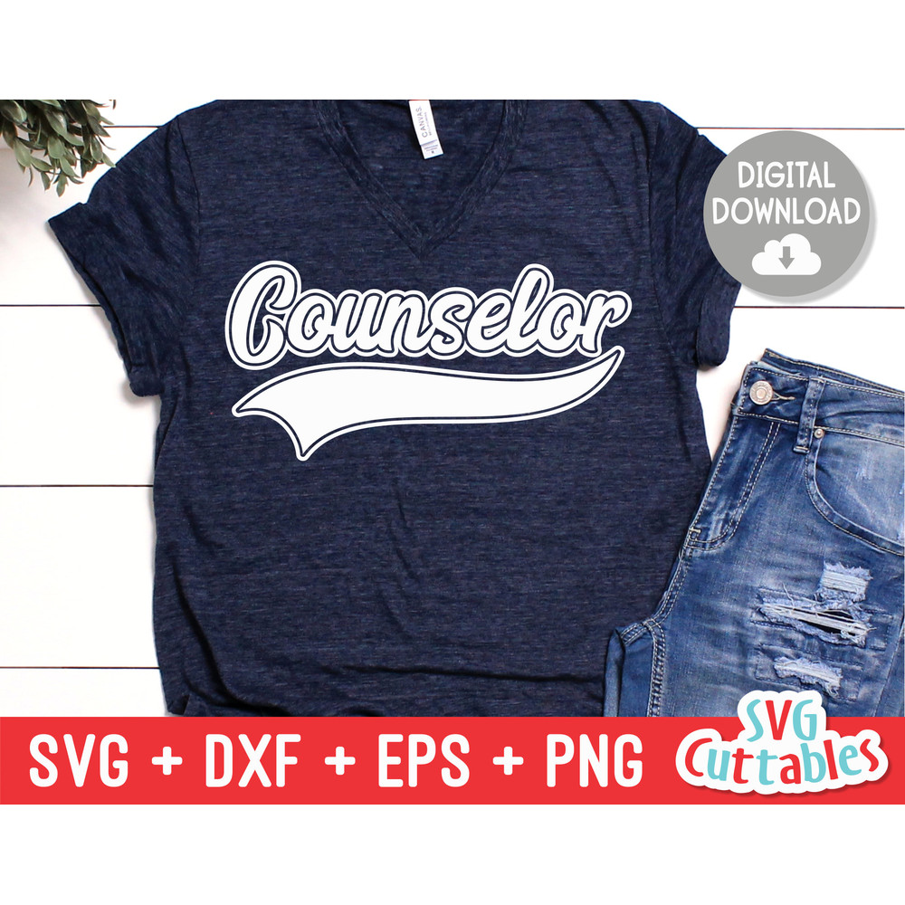 Counselor svg - Counselor Cut File - Occupation - Swoosh - svg - dxf - eps - png - Cut File - Silhouette - Cricut - Digital Download - 1.jpg