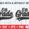 Fifth Grade svg - 5th Grade Cut File - Teacher - Swoosh - svg - dxf - eps - png - Cut File - Silhouette - Cricut - Digital Download - 2.jpg