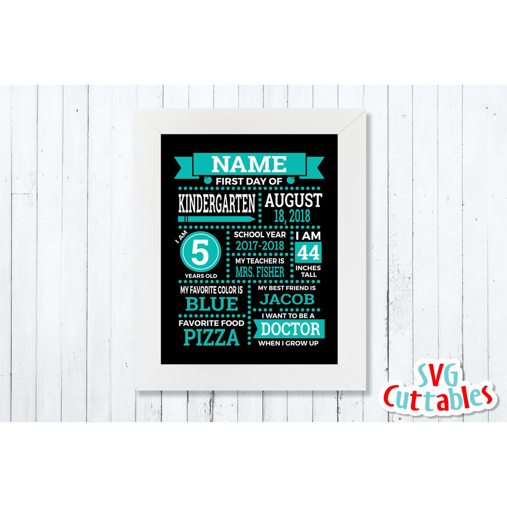 First Day of School svg, Last Day of School svg, dxf, eps, school svg, teacher svg, school cut file, Silhouette file, Cricut cut file - 2.jpg