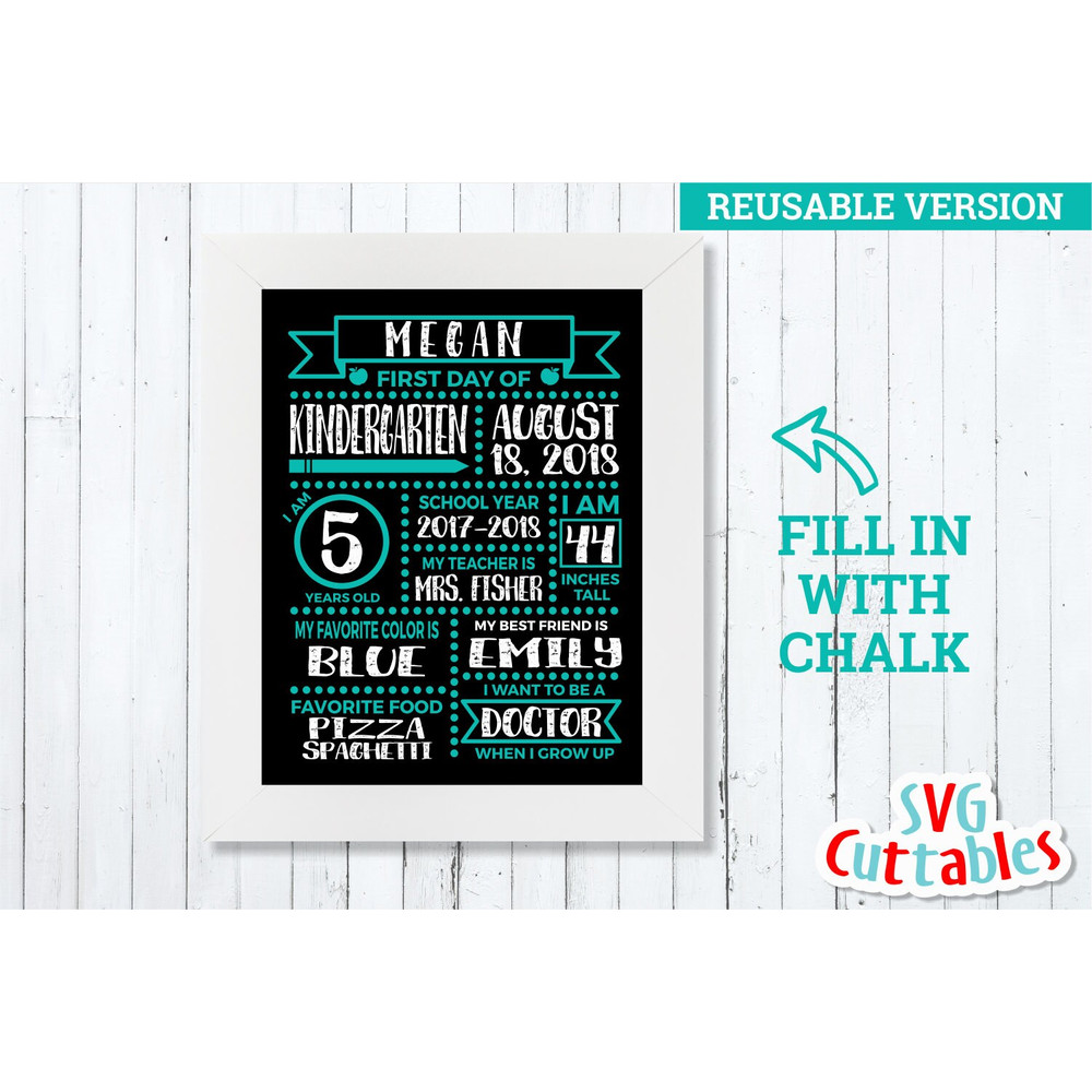 First Day of School svg, Last Day of School svg, dxf, eps, school svg, teacher svg, school cut file, Silhouette file, Cricut cut file - 3.jpg