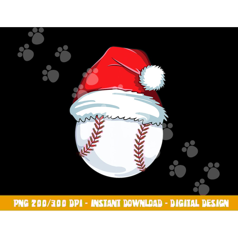 Christmas Baseball png, sublimation For Kids Men Ball Santa Pajama png, sublimation copy.jpg