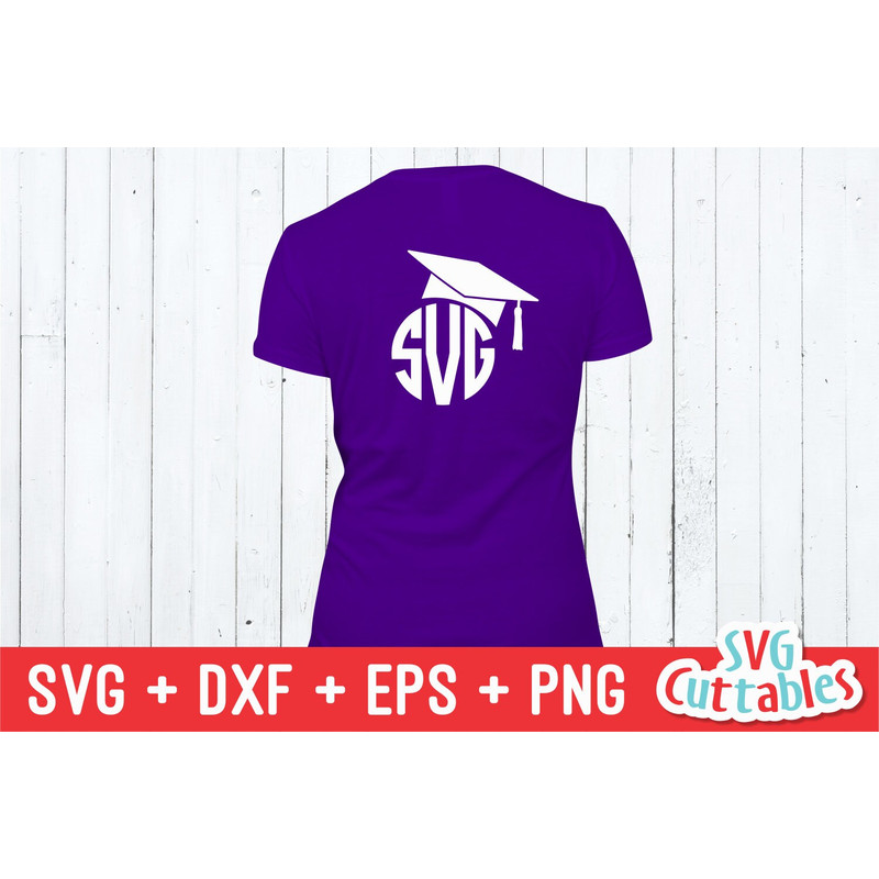 Graduation SVG - Graduation Monogram Frame - svg - eps - dxf - Senior - Graduation Cap - Silhouette - Cricut Cut File - Digital File - 5.jpg