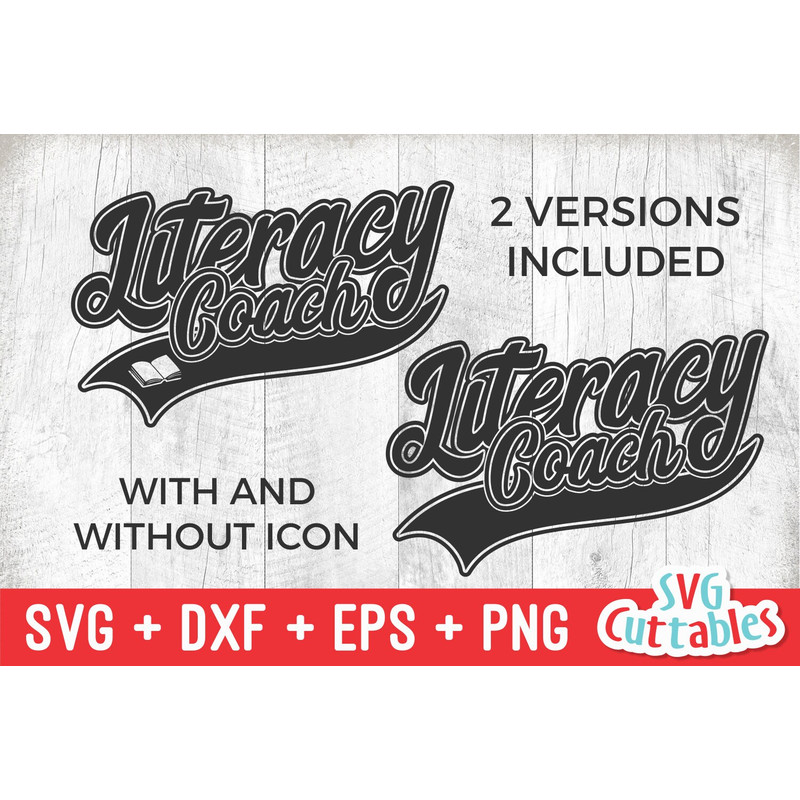 Literacy Coach svg - Teacher Cut File - Occupation - Swoosh - svg - dxf - eps - png - Cut File - Silhouette - Cricut - Digital Download - 3.jpg