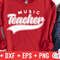 Music Teacher svg - Teacher Cut File - Occupation - Swoosh - svg - dxf - eps - png - Cut File - Silhouette - Cricut - Digital Download - 2.jpg