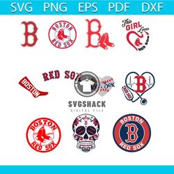boston red sox logo bundle file svg, sport svg, sport logo svg, baseball svg, baseball lover svg, boston red sox svg, bo