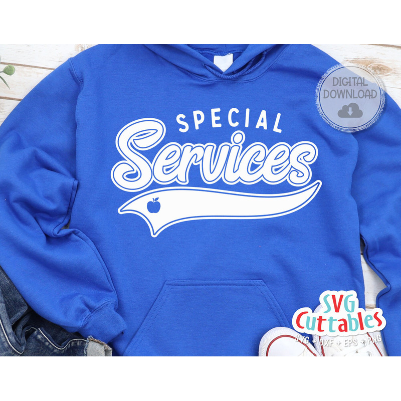 Special Services svg - Teacher Cut File - Occupation - Swoosh - svg - dxf - eps - png - Cut File - Silhouette - Cricut - Digital Download - 1.jpg