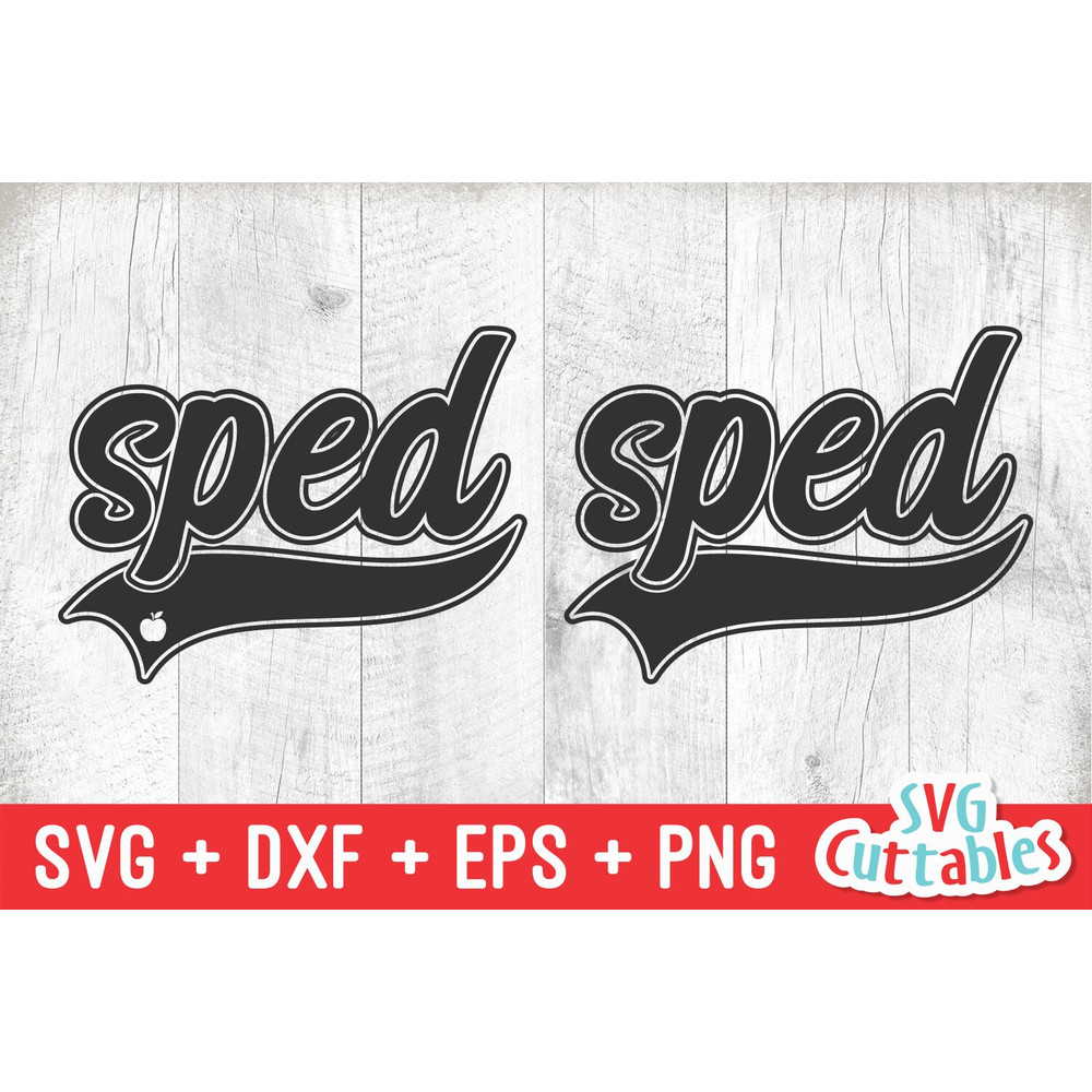 SPED svg - Special Education Teacher Cut File - Occupation - Swoosh - svg - dxf - eps - png - Cut File - Silhouette - Cricut - Digital File - 2.jpg