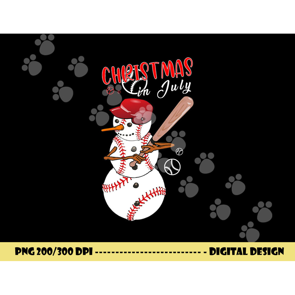 Christmas in july For Baseball Fan Snowman, Snowman Baseball png, sublimation copy.jpg