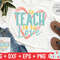 To Teach Is To Love svg - Teacher Cut File - svg - dxf - eps - png - Teacher Design - Silhouette - Cricut - Digital File - 1.jpg