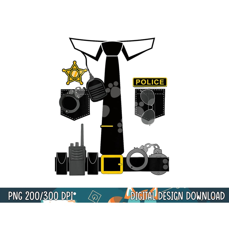 Funny Police Costume Police Officer Pretend I m a Police Man png, sublimation copy.jpg