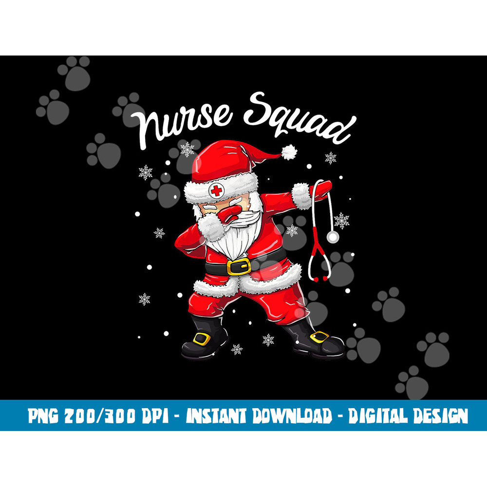 Christmas Scrub Tops Women Dabbing Santa Scrubs Nurse Squad  png, sublimation copy.jpg