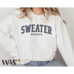 sweater weather svg | fall shirt svg | autumn svg | pumpkin season svg | cozy season svg | thankful svg | hello fall svg