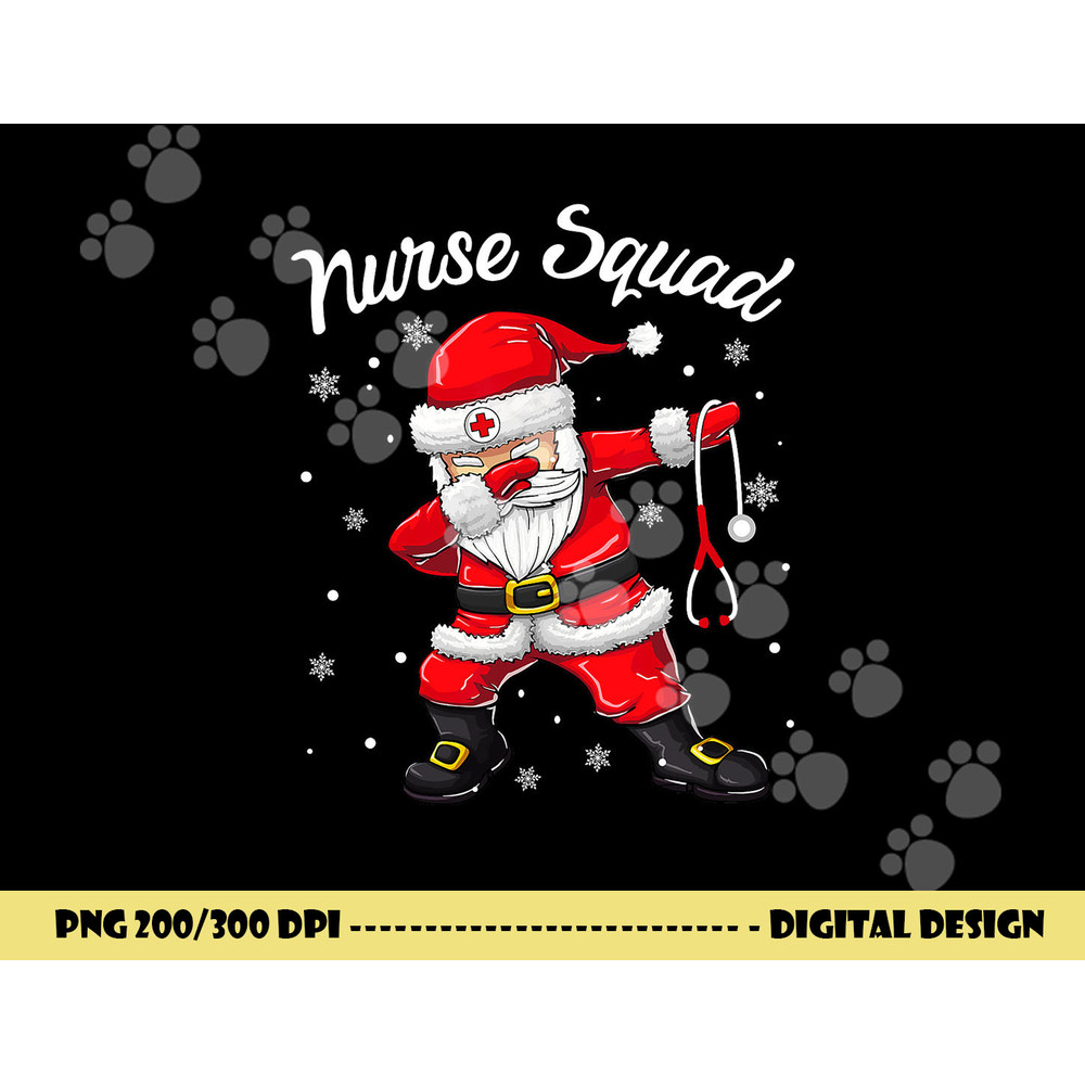 Christmas Scrub Tops Women Dabbing Santa Scrubs Nurse Squad  png, sublimation copy.jpg