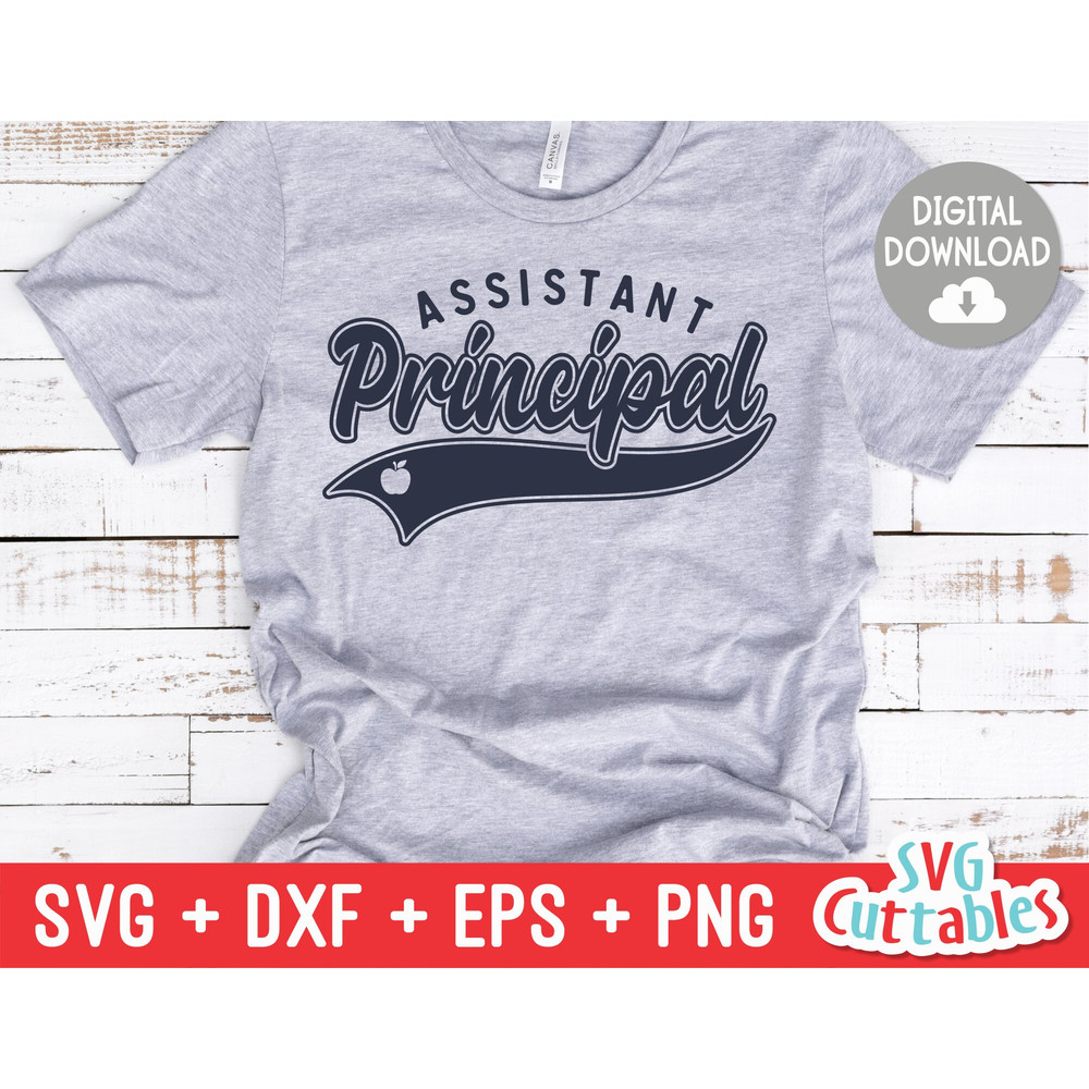 Assistant Principal svg - Principal Cut File - Swoosh - svg - dxf - eps - png - Cut File - Silhouette - Cricut - Digital Download - 1.jpg