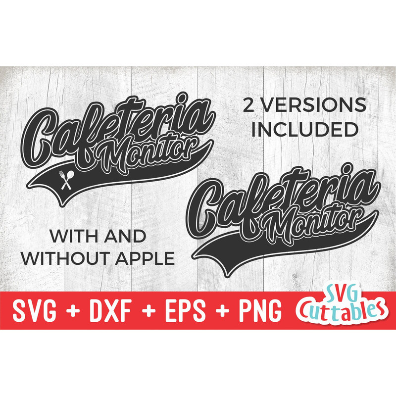 Cafeteria Monitor svg - Teacher Cut File - Occupation - Swoosh - svg - dxf - eps - png - Cut File - Silhouette - Cricut - Digital Download - 3.jpg