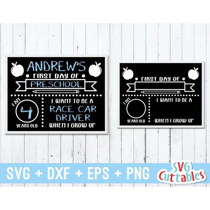 First Day of School svg - Last Day of School - Cut File - dxf - png - Chalkboard svg - School - Silhouette- Cricut File - Digital Download - 1.jpg