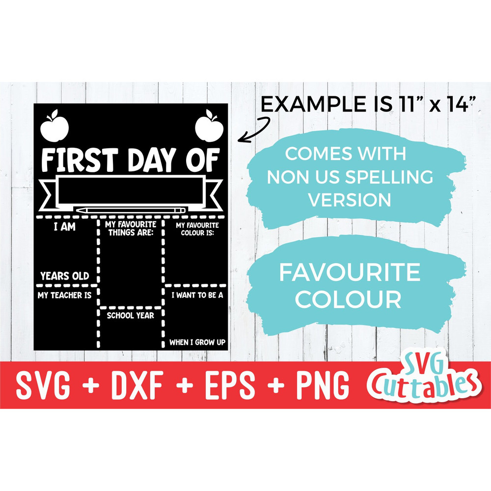 Back to School svg - First Day of School - Last Day of School - svg - eps - dxf - png - Cut File - Silhouette - Cricut - Digital File - 2.jpg
