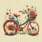 Clipart de Bicicletas Vintage y Floridas Pack de 16 imágenes PNG 300 DPI - 3.jpg