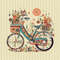 Clipart de Bicicletas Vintage y Floridas Pack de 16 imágenes PNG 300 DPI - 5.jpg