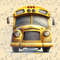 School Bus Clipart Set 13 PNG Images, 5 with Transparent Background, 300 DPI for Creative Projects Vehicles Means of transport - 2.jpg
