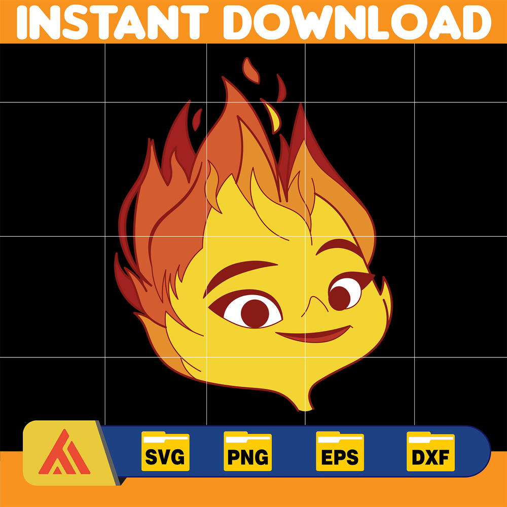 Elemental SVG Layered, Elemental clipart set, Elemental svg cut files for Cricut, Instant Download (4).jpg