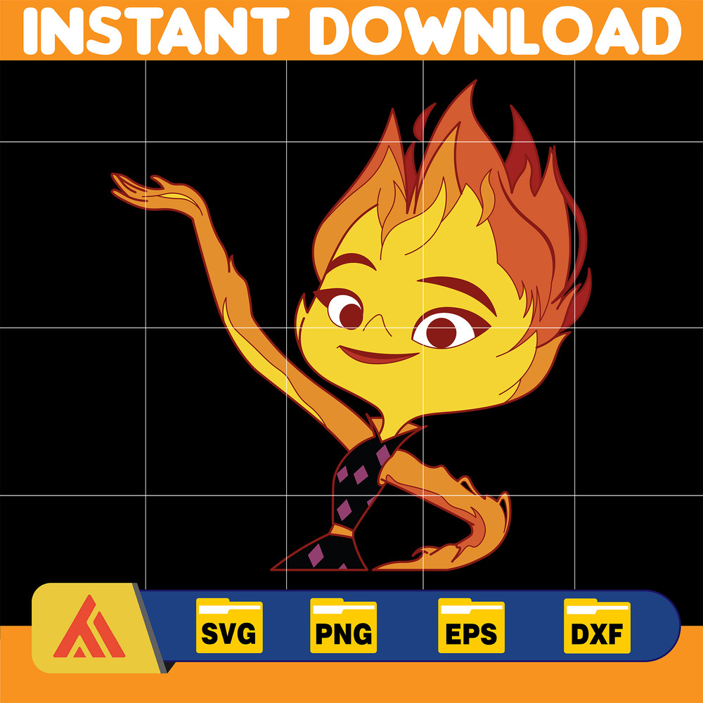 Elemental SVG Layered, Elemental clipart set, Elemental svg cut files for Cricut, Instant Download (5).jpg