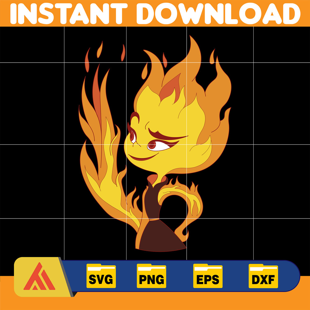 Elemental SVG Layered, Elemental clipart set, Elemental svg cut files for Cricut, Instant Download (7).jpg