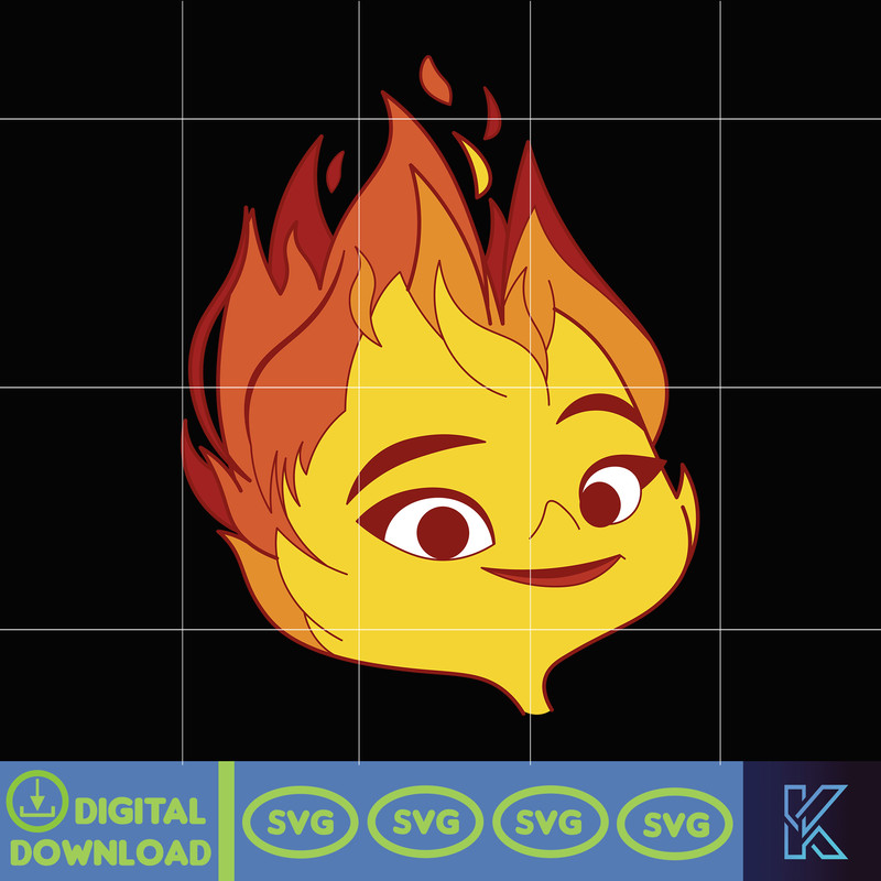 Elemental SVG Layered, Elemental clipart set, Elemental svg cut files for Cricut, Instant Download (4).jpg