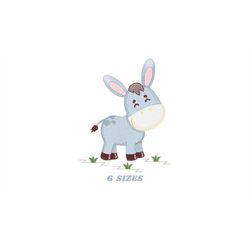 Donkey embroidery design - Farm animals embroidery designs machine embroidery pattern - Donkey ranch embroiery file - in