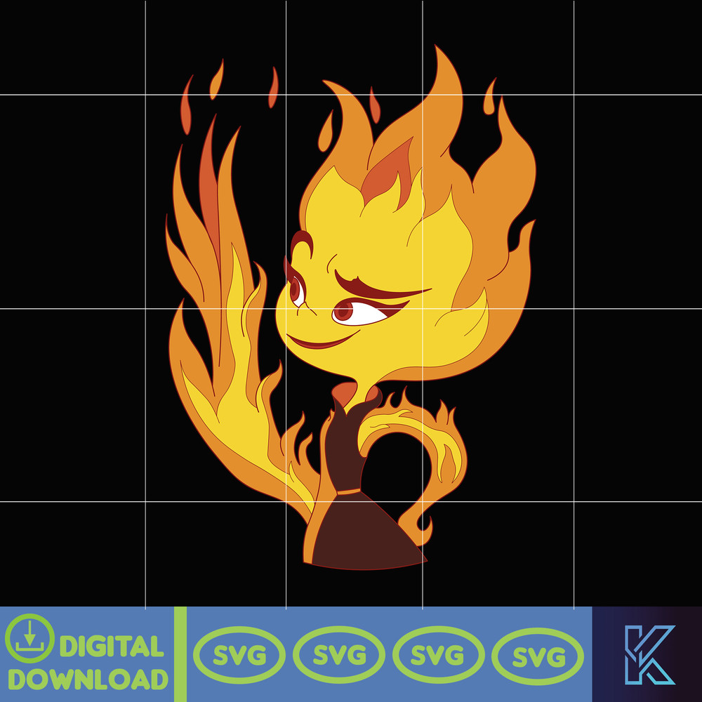 Elemental SVG Layered, Elemental clipart set, Elemental svg cut files for Cricut, Instant Download (7).jpg