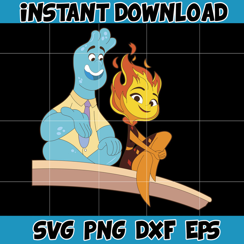 Elemental SVG Layered, Elemental clipart set, Elemental svg cut files for Cricut, Instant Download (10).jpg