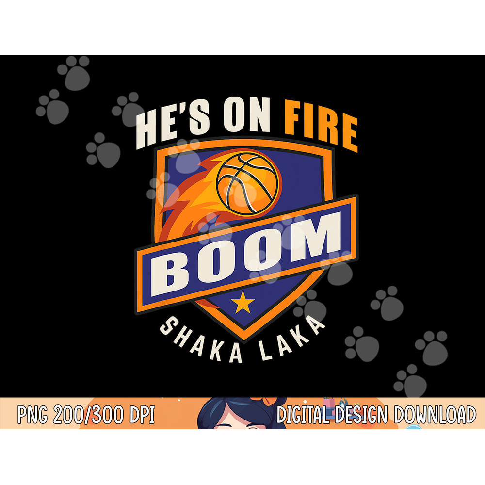 Funny Retro Basketball shirt Hes on fire Boom png, sublimation copy.jpg