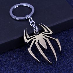 marvel avengers key chain spiderman spider keychain araneid animal key ring halloween