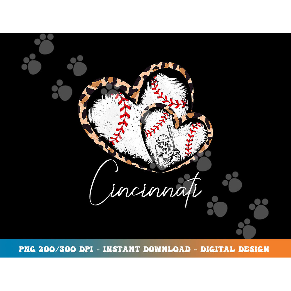 cincinnati baseball leopard heart baseball fans  copy.jpg