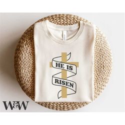 he is risen svg | easter shirt svg | cross svg | christian quote svg | jesus is the reason svg | happy easter svg | bibl