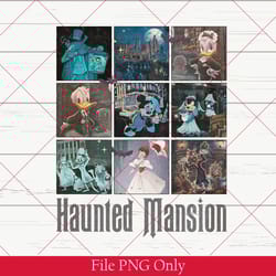 the haunted mansion png, mickey and friends png, hitchhiking ghosts disney trip 2023 png, disney world disneyland png