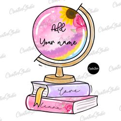 hello first grade png, back to school design, sublimation designs downloads, png file, back to school frame, books, glob