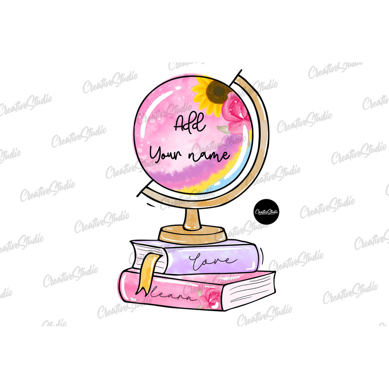 Hello First Grade PNG, Back to School Design, Sublimation Designs Downloads, PNG File, Back to school frame, books, globe - 1.jpg