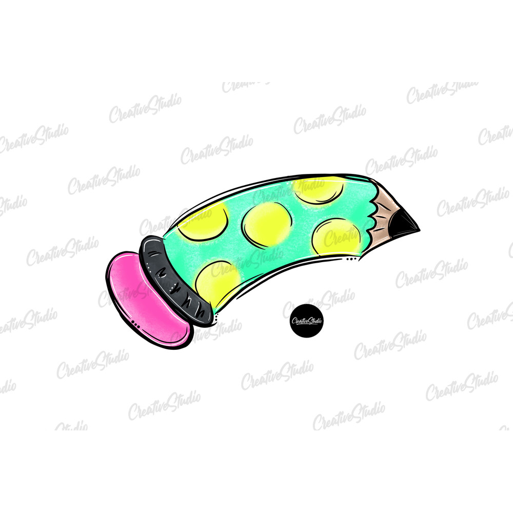 School Pencil Sublimation PNG Design, Teacher, blue pencil png, Download, Printable Artwork, Back to school design - 1.jpg