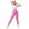 Bright Hot Pink Camouflage Crossover leggings with pockets Pink Camo Camo Leggings Camouflage Yoga Pants TikTok Leggings - 3.jpg
