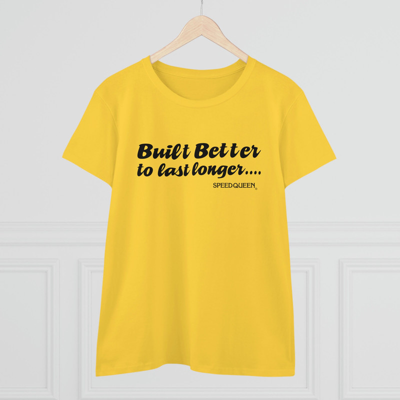 Built Better to Last Longer T-shirt, Bella Hadid in Santa Monica, Bella Hadid Yellow Built Better Tee, Speed Queen Yellow shirt - 3.jpg