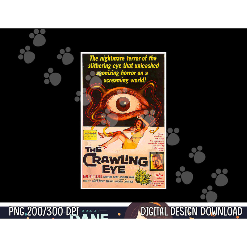 Crawling Eye Halloween png, sublimation Horror Sci Fi Tee Shirt copy.jpg