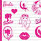 Barb Svg Bundle, SVG, Princess Silhouette, pink doll Svg, Girl Svg, Sticker Clipart, Svg Files for Cricut , SVG - PNG Decal - 1.jpg