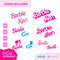 Barbi Icons Bundle Logo Babe Doll Girly Princess Silhouette Head Pink SVG PNG JPG Clipart Digital Download Sublimation Cricut Cut File Dxf - 4.jpg