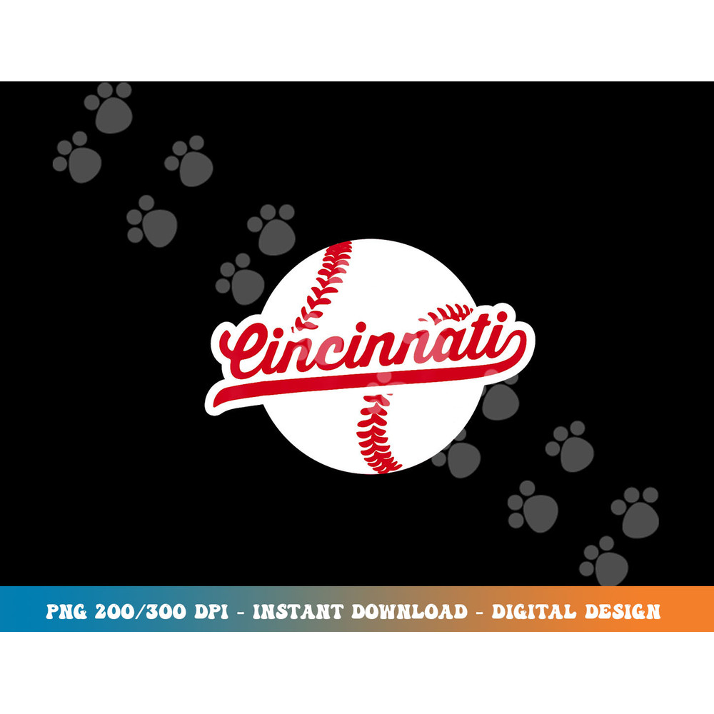 Cincinnati Baseball Vintage Ohio Pride Love City Red png, sublimation copy.jpg