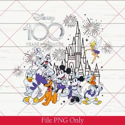 retro mickey & friends disney 100 years of wonder png, walt disney png, disneyland 2023 trip 100th anniversary, disney