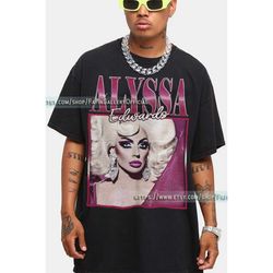 retro alyssa edward shirt, alyssa edwards gift, lgbtq shirt, alyssa drag queen, drag queen tees concert t-shirt, rupaul'