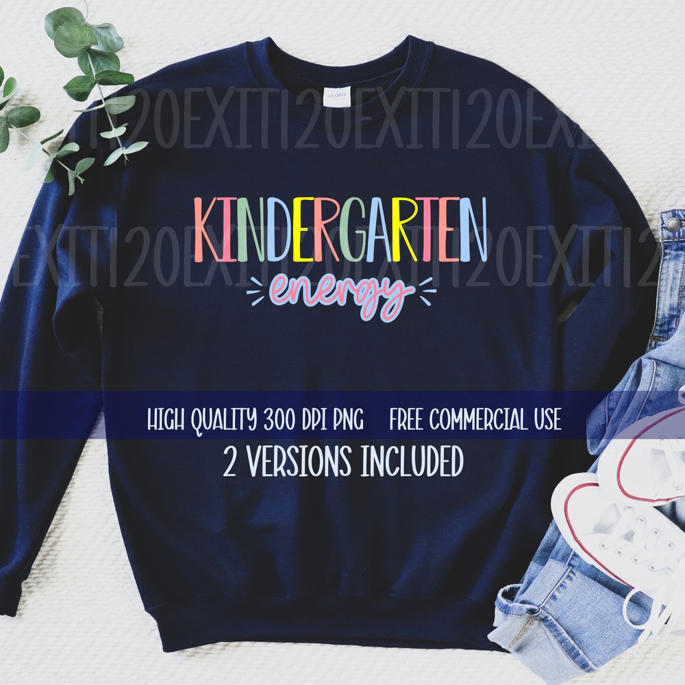 Kindergarten PNG, Kindergarten Energy PNG, Digital Download, Trendy Kindergarten PNG, Teacher Png, Commercial Use Allowed Png, School Png - 3.jpg