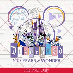 disney 100 years of wonder png, mickey and friends 100th anniversary png, disney world disneyland trip png, disney wdw