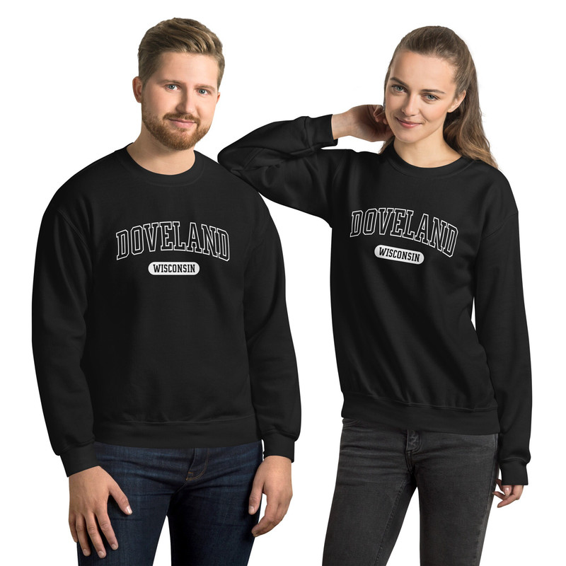 Doveland Wisconsin Sweatshirt Dove Land WI Crewneck Internet Hoax Meme - 3.jpg
